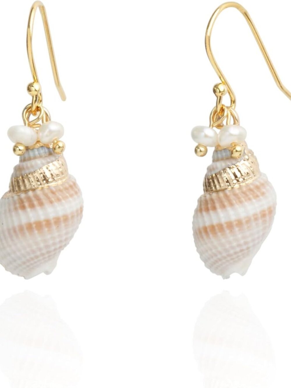 Boho Seashell Earrings for Women | Ocean-Inspired Beach Jewelry | Dangling